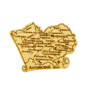 Карта "Алтайский край" мини(магнит)